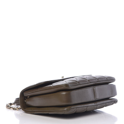 Chanel Lambskin Quilted Small Trendy CC Dual Handle Flap Bag Khaki 4 of 14