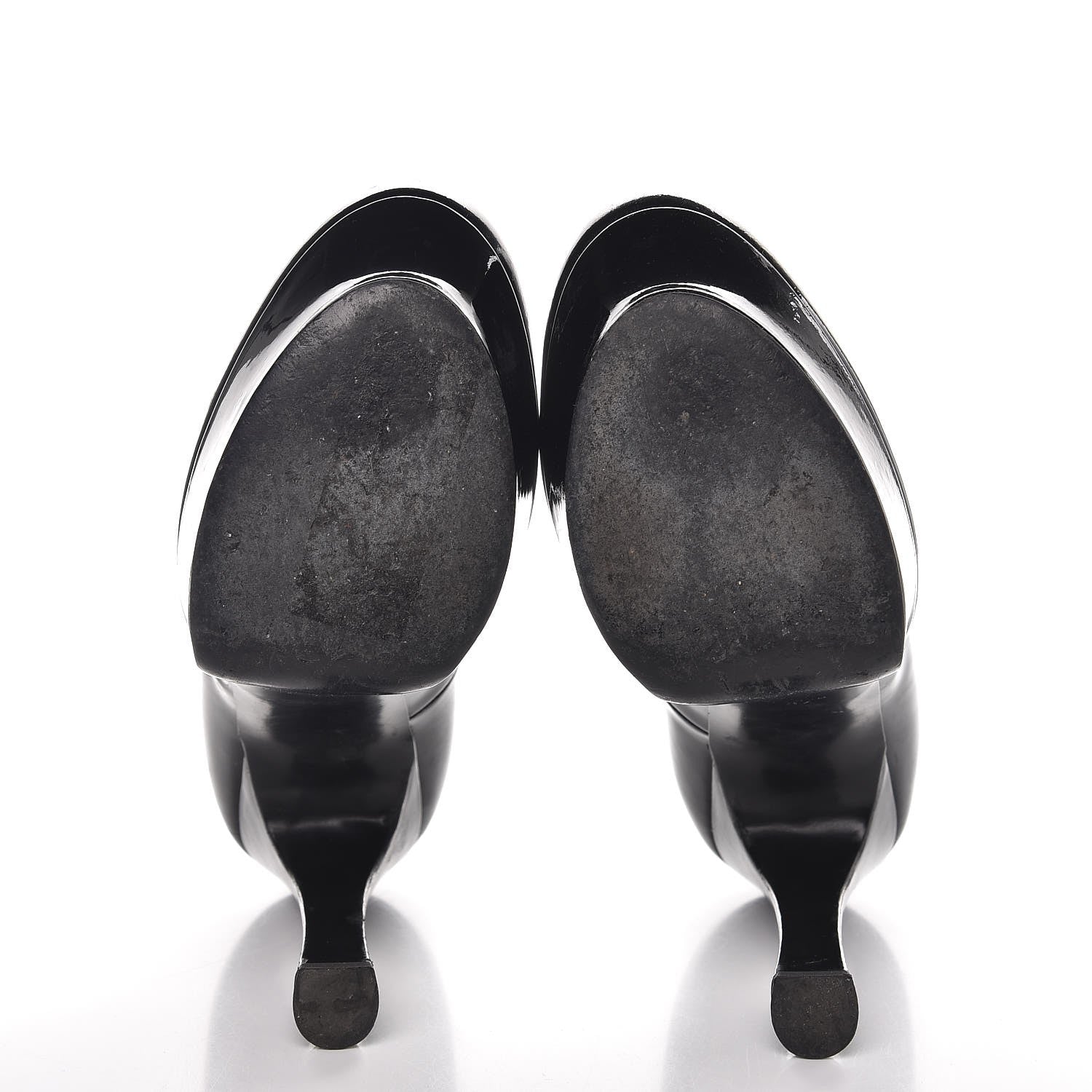 Saint Laurent Patent Gisele 80 Platform Pumps 37 Black 7 of 20