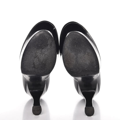 Saint Laurent Patent Gisele 80 Platform Pumps 37 Black 7 of 20
