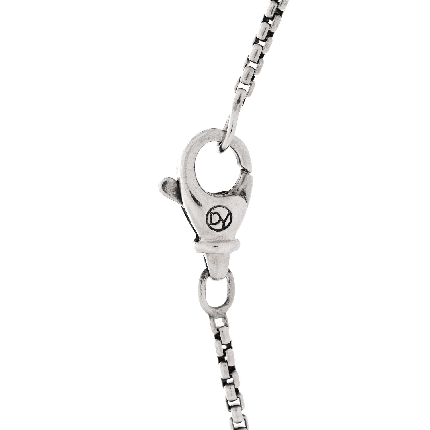 David Yurman Sterling Silver 1.7mm Baby Box Chain Necklace 20" 4 of 4