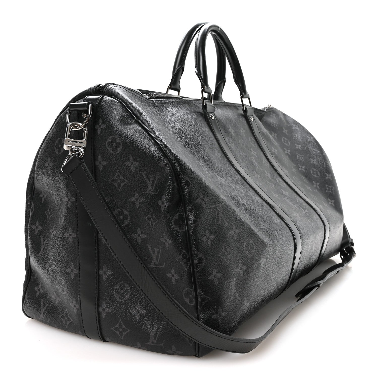 Louis Vuitton Monogram Eclipse Keepall Bandouliere 55 2 of 9