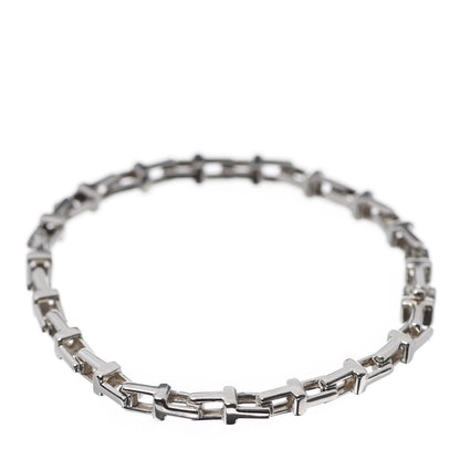 Tiffany Sterling Silver Narrow T Chain Bracelet 3 of 4