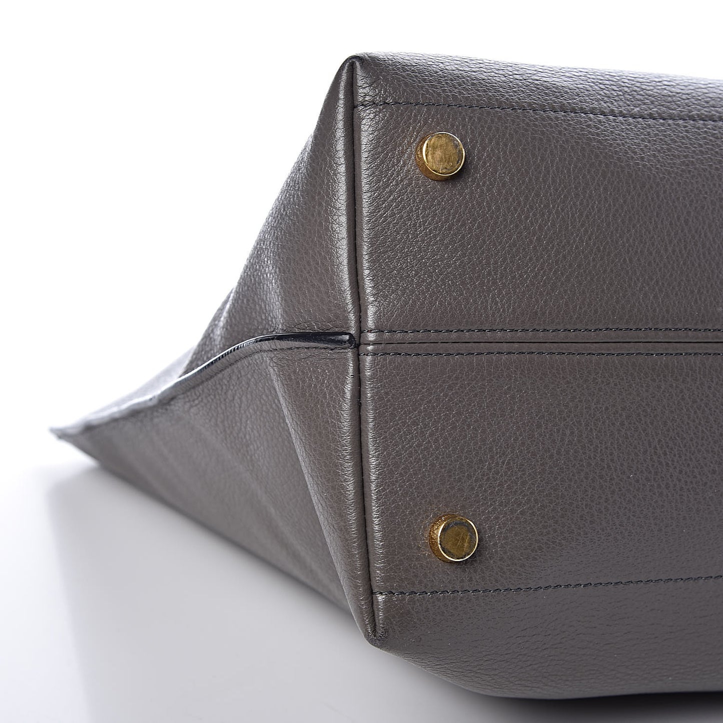 Grained Calfskin Alix Padlock Zip Tote Graphite