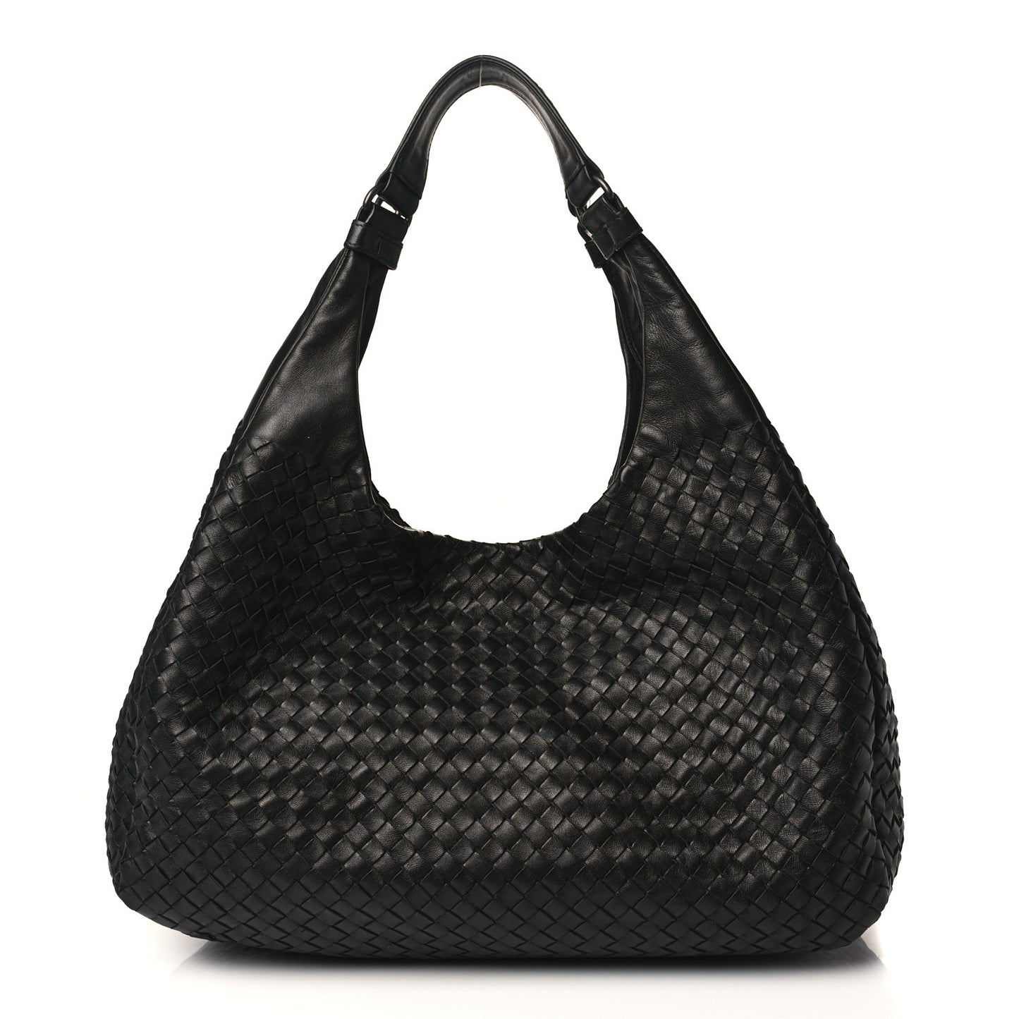 Nappa Intrecciato Large Campana Black