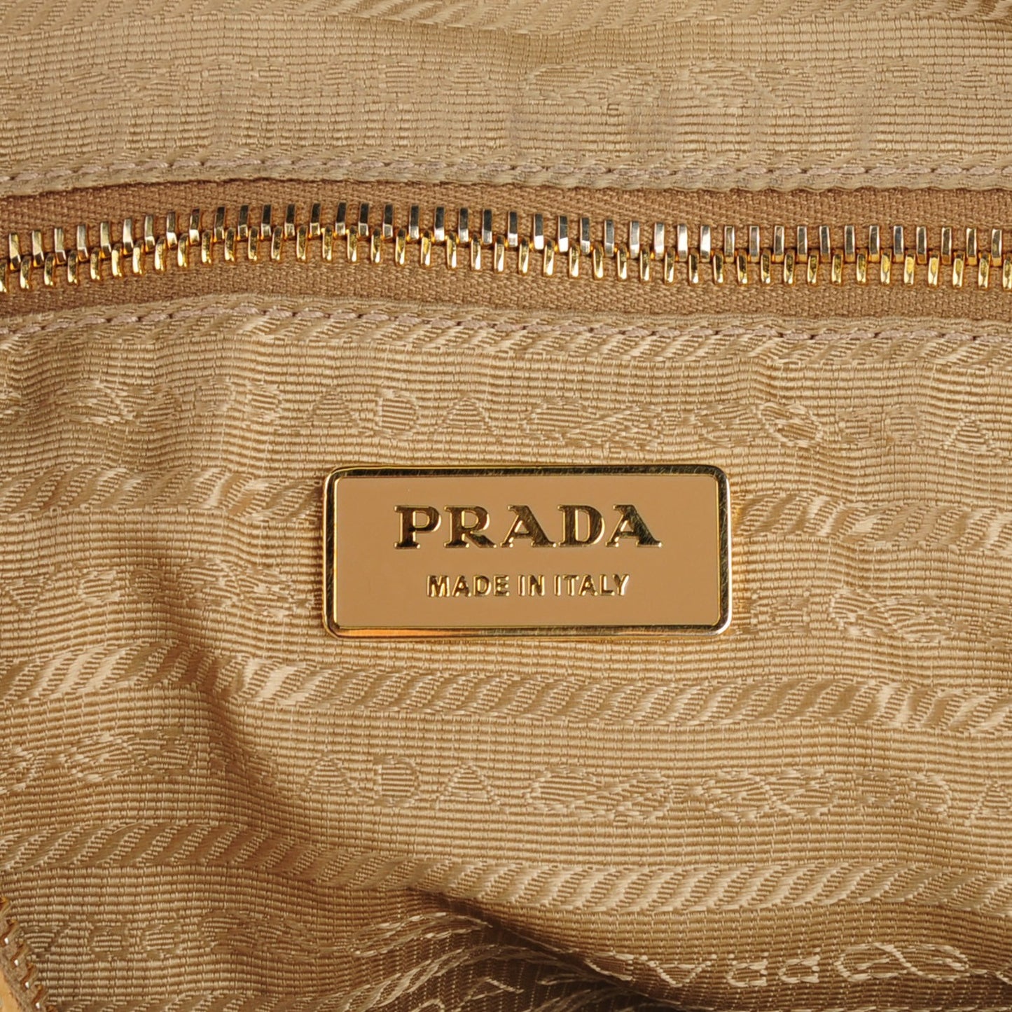 Perforated Saffiano Fori Striped Boston Cuoio Mimosa