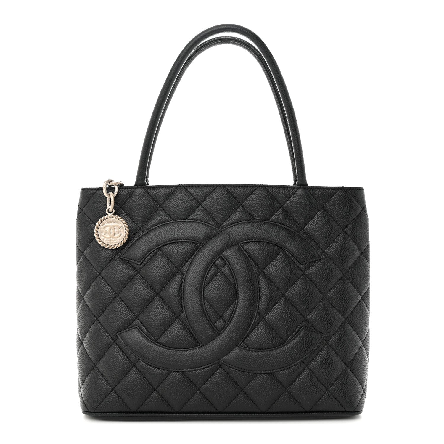 Chanel Caviar Quilted Medallion Tote Black 1 of 13