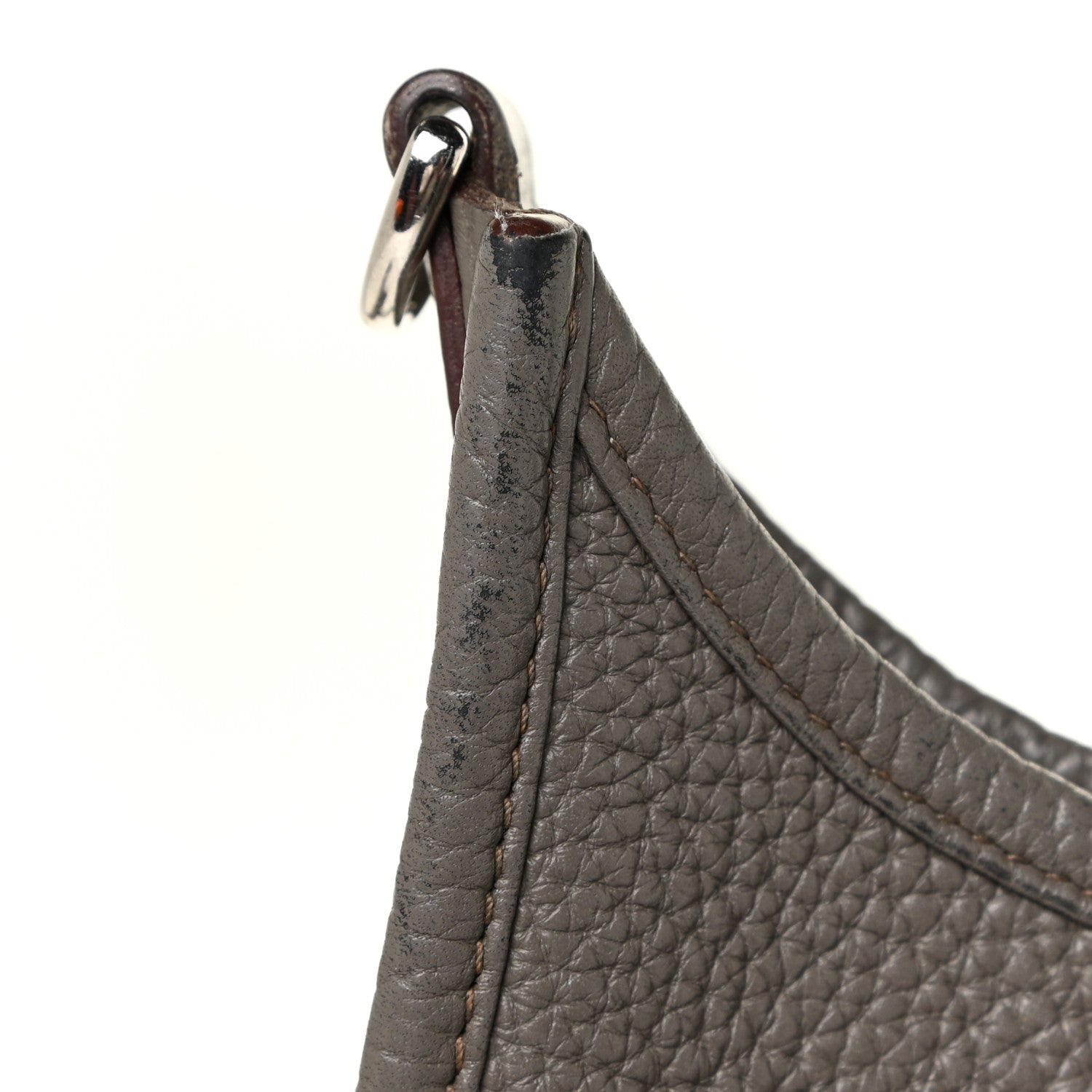 Hermes Taurillon Clemence Evelyne III PM Etain 18 of 32