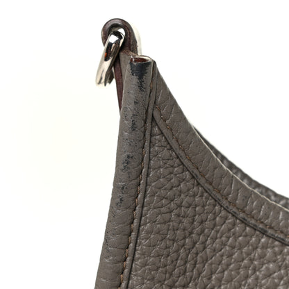 Hermes Taurillon Clemence Evelyne III PM Etain 18 of 32