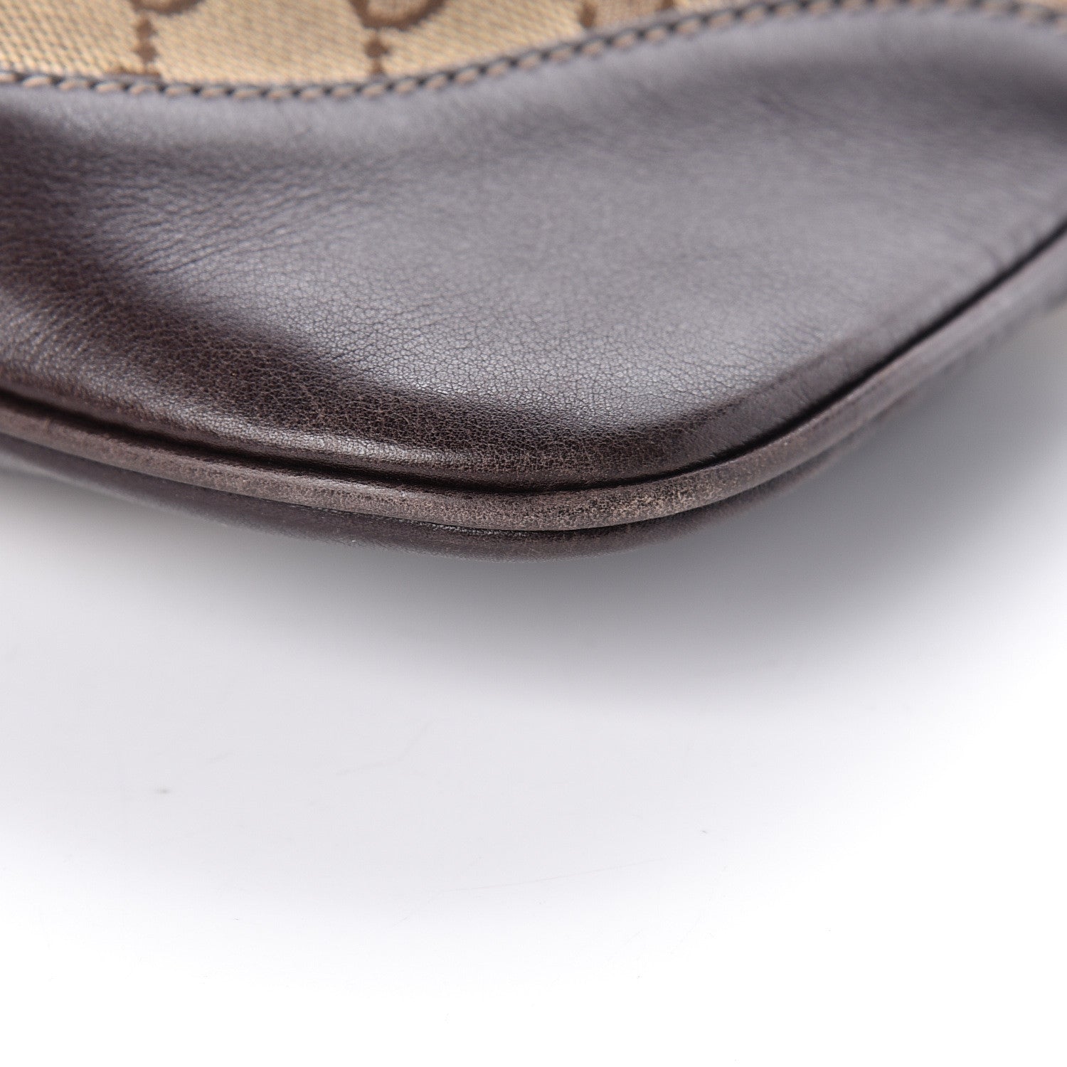 Gucci Monogram Web Jackie O Bouvier Hobo Dark Brown 10 of 12
