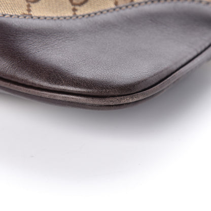 Gucci Monogram Web Jackie O Bouvier Hobo Dark Brown 10 of 12