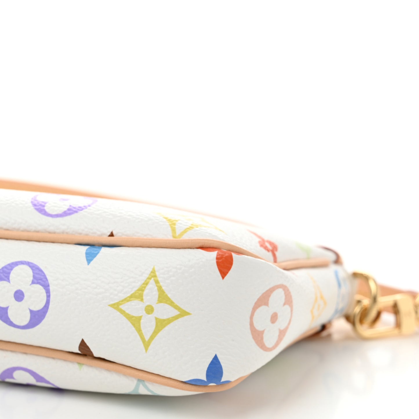 LV X TM Monogram Multicolor Pochette Accessories White