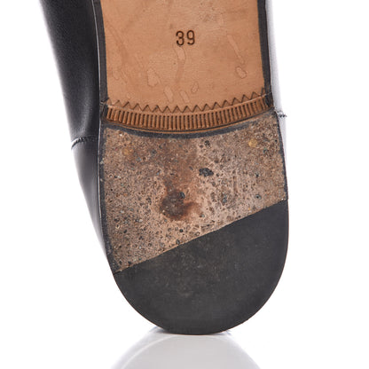 Gucci Calfskin Womens Jordaan Loafers 39 Black 20 of 21