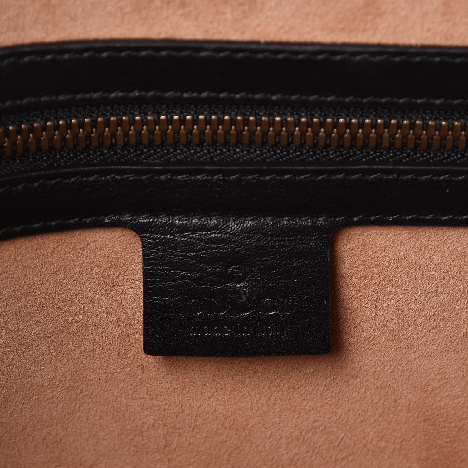 Gucci Calfskin Embossed L'Aveugle Par Amour Duffle Black 6 of 7