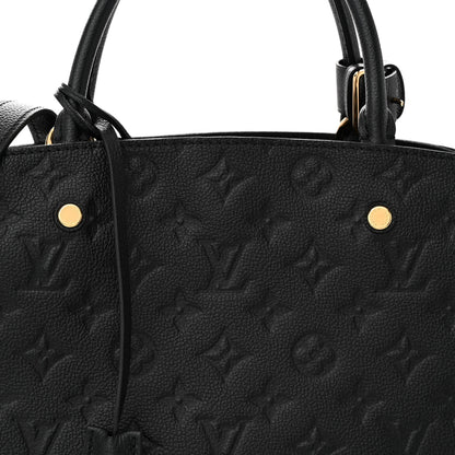 Louis Vuitton Empreinte Montaigne MM Black 7 of 9