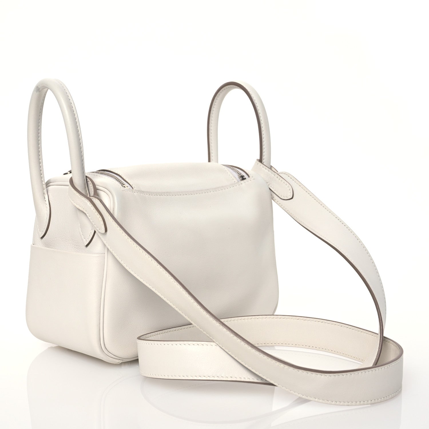 Hermes Swift Verso Mini Lindy 20 Gris Perle Gris Meyer 3 of 13