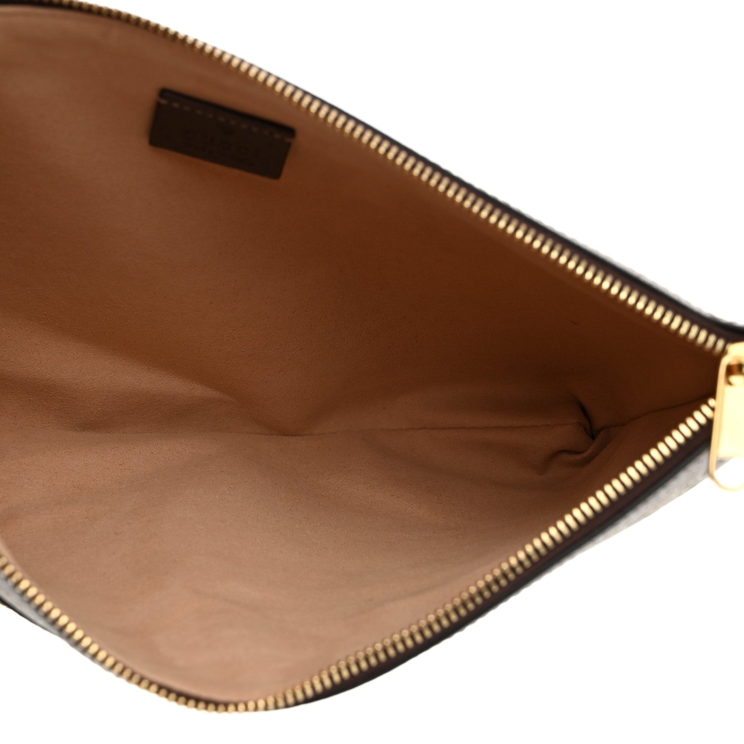 Gucci GG Supreme Monogram Large Ophidia Pouch Clutch Brown 5 of 8