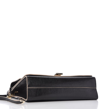 Jimmy Choo Washed Crinkled Calfskin Rebel Crossbody Bag Black 4 of 10