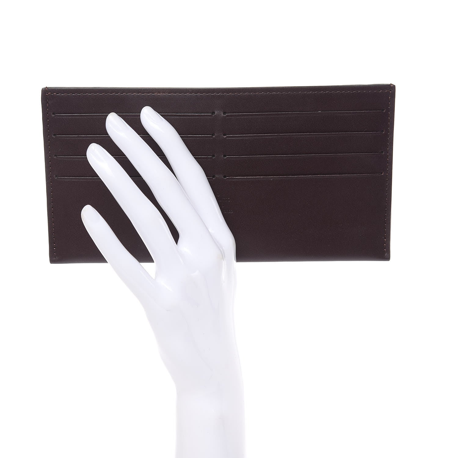 Louis Vuitton Calfskin Felicie Card Holder Insert Amarante 2 of 8