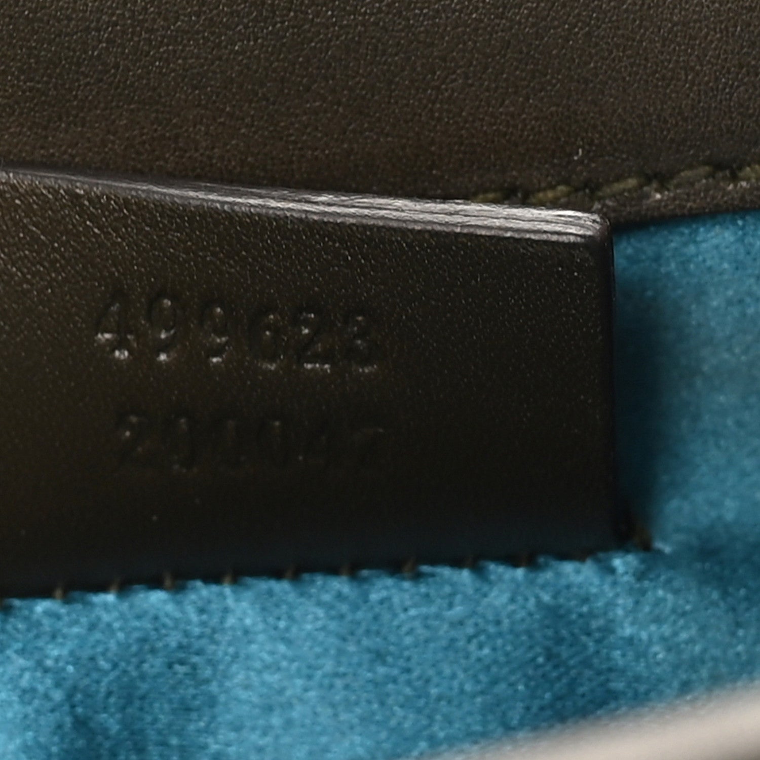 Gucci Velvet Moon Calfskin Crystal GG Monogram Small Dionysus Shoulder Bag Dark Olive Rose Gold 7 of 10