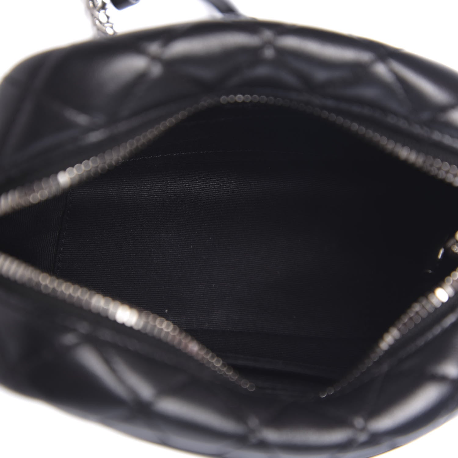 Saint Laurent Calfskin Y Quilted Monogram Mini Loulou Camera Bag Black 5 of 9