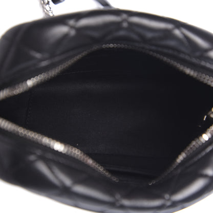 Saint Laurent Calfskin Y Quilted Monogram Mini Loulou Camera Bag Black 5 of 9