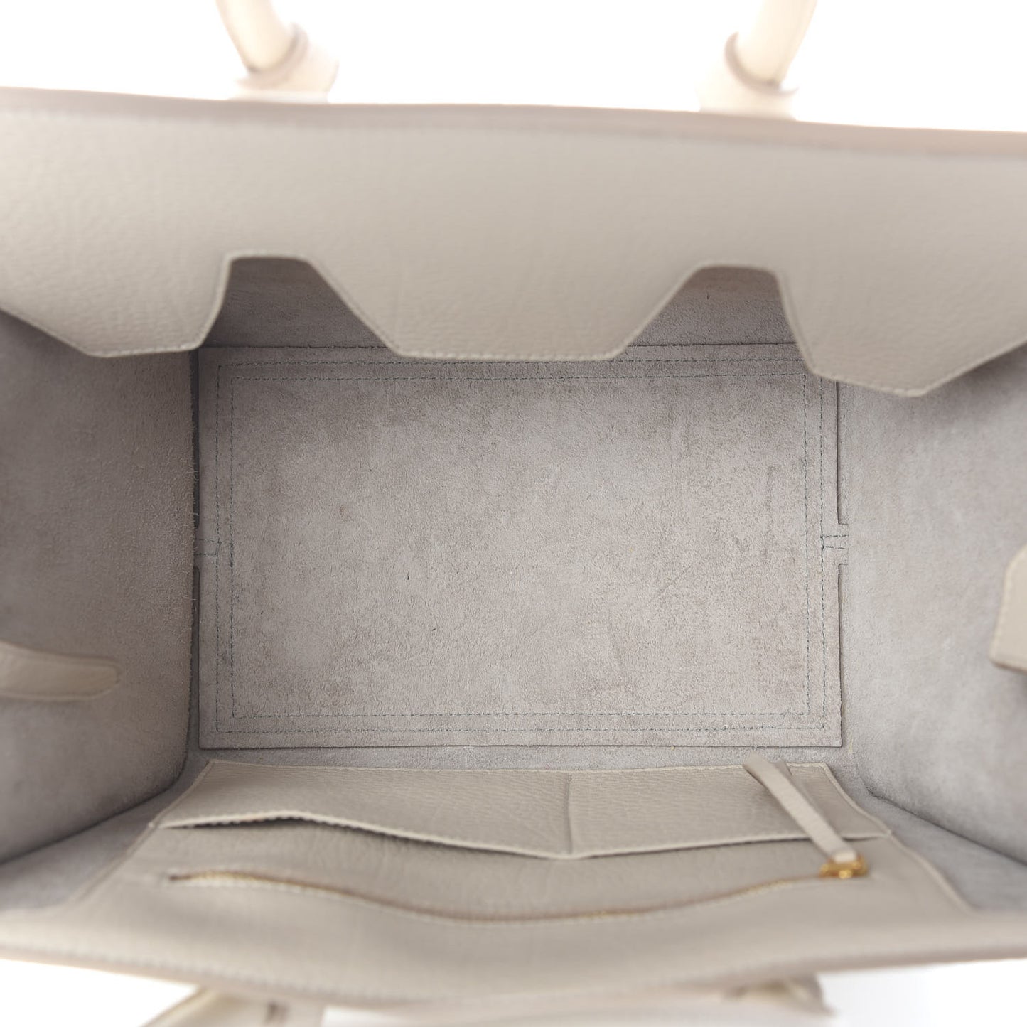 Crisped Calfskin Mini Tie Knot Tote Chalk