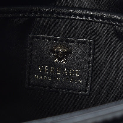 Versace Patent Palazzo Medusa Chain Evening Bag Black 8 of 10