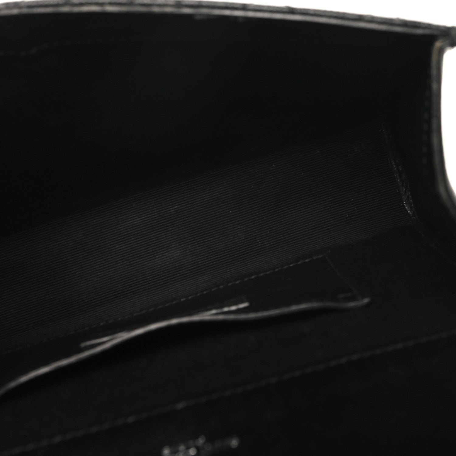 Saint Laurent Grain De Poudre Textured Mixed Matelasse Triquilt Small Monogram Satchel Black 5 of 11