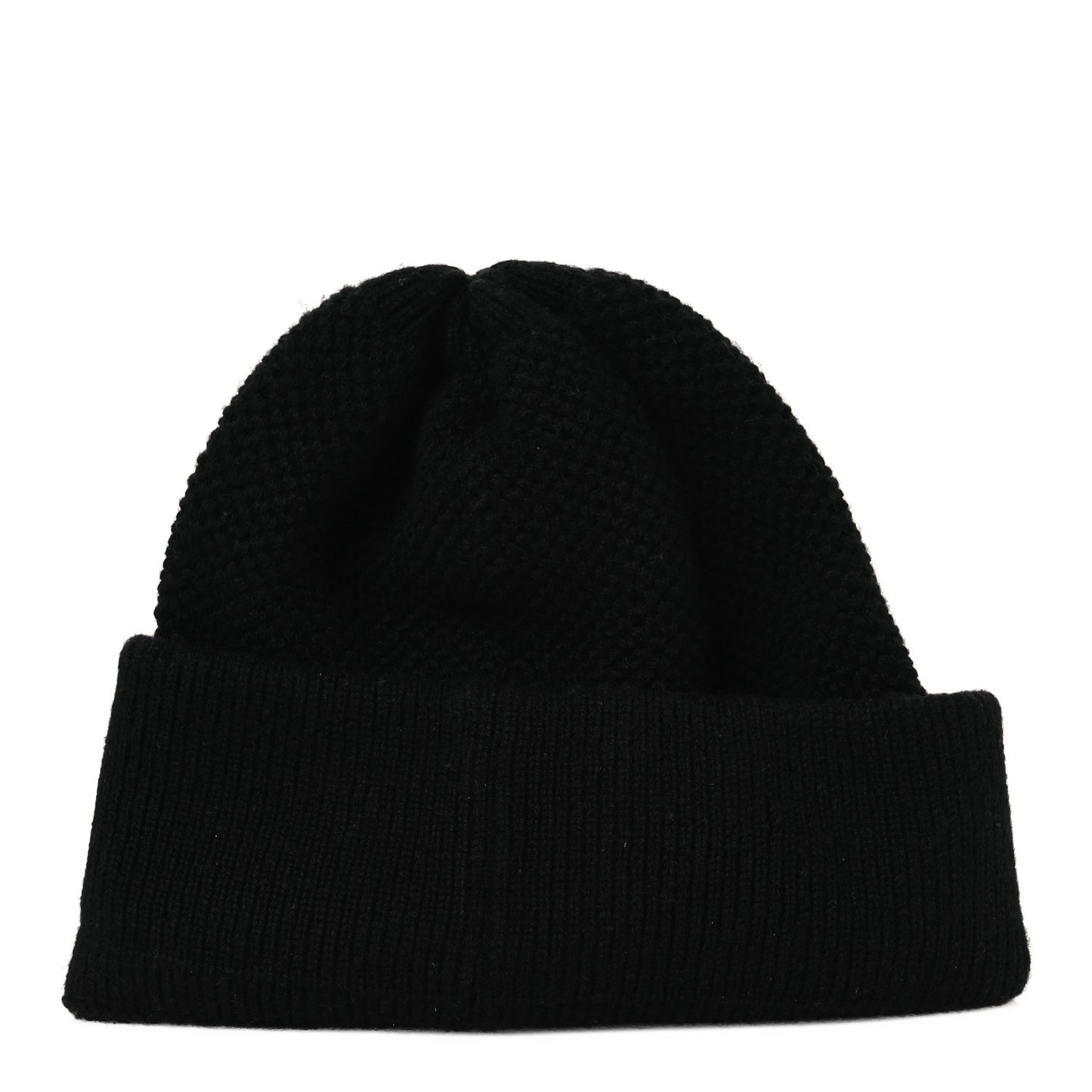 Cashmere CC Cloche Logo Beanie Hat Black