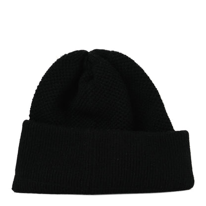 Chanel Cashmere CC Cloche Logo Beanie Hat Black 3 of 5