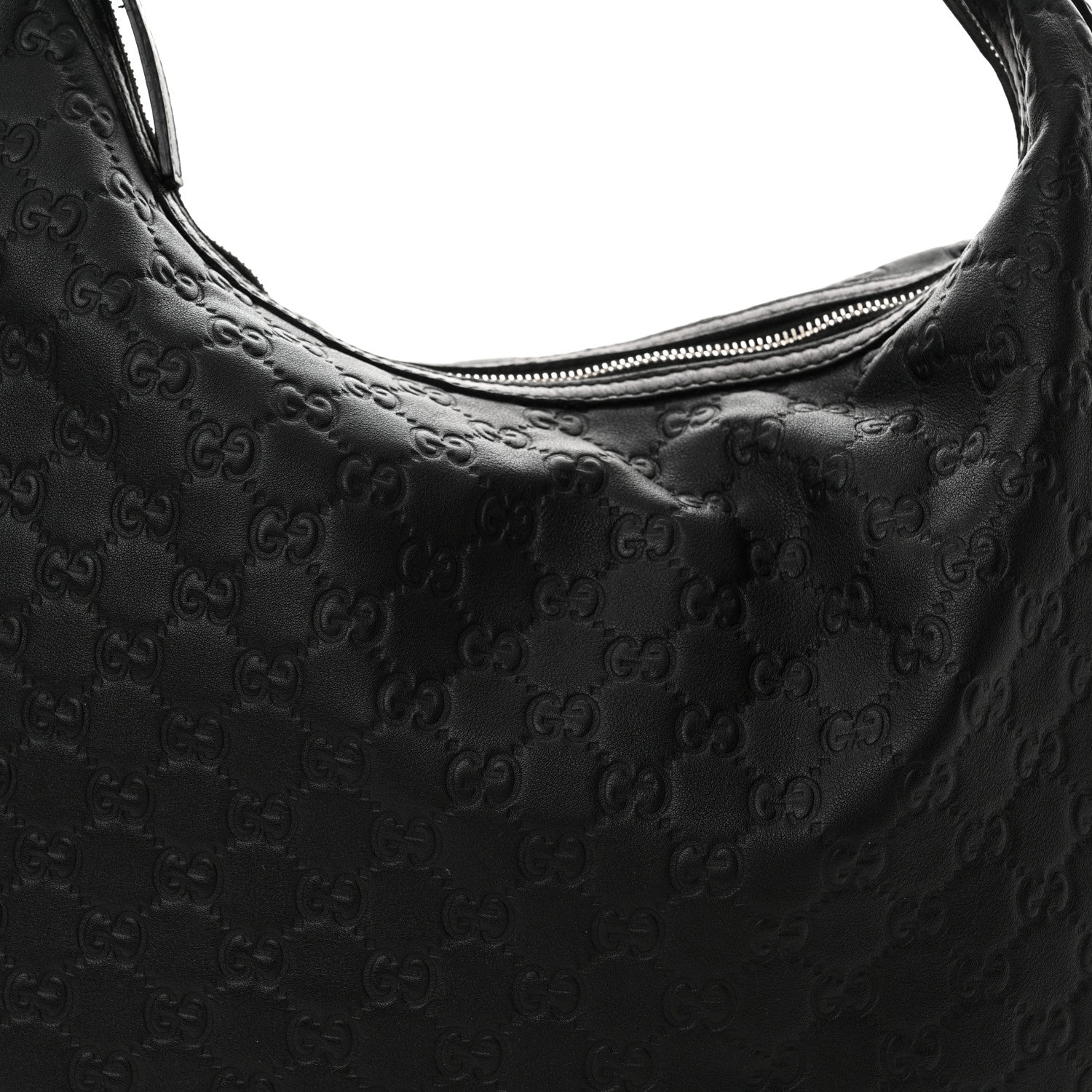 Gucci Guccissima Large GG Twins Hobo Black 8 of 14