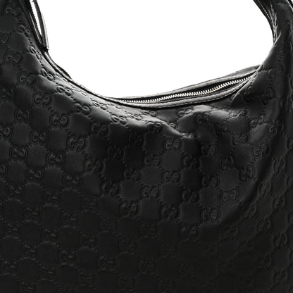 Gucci Guccissima Large GG Twins Hobo Black 8 of 14