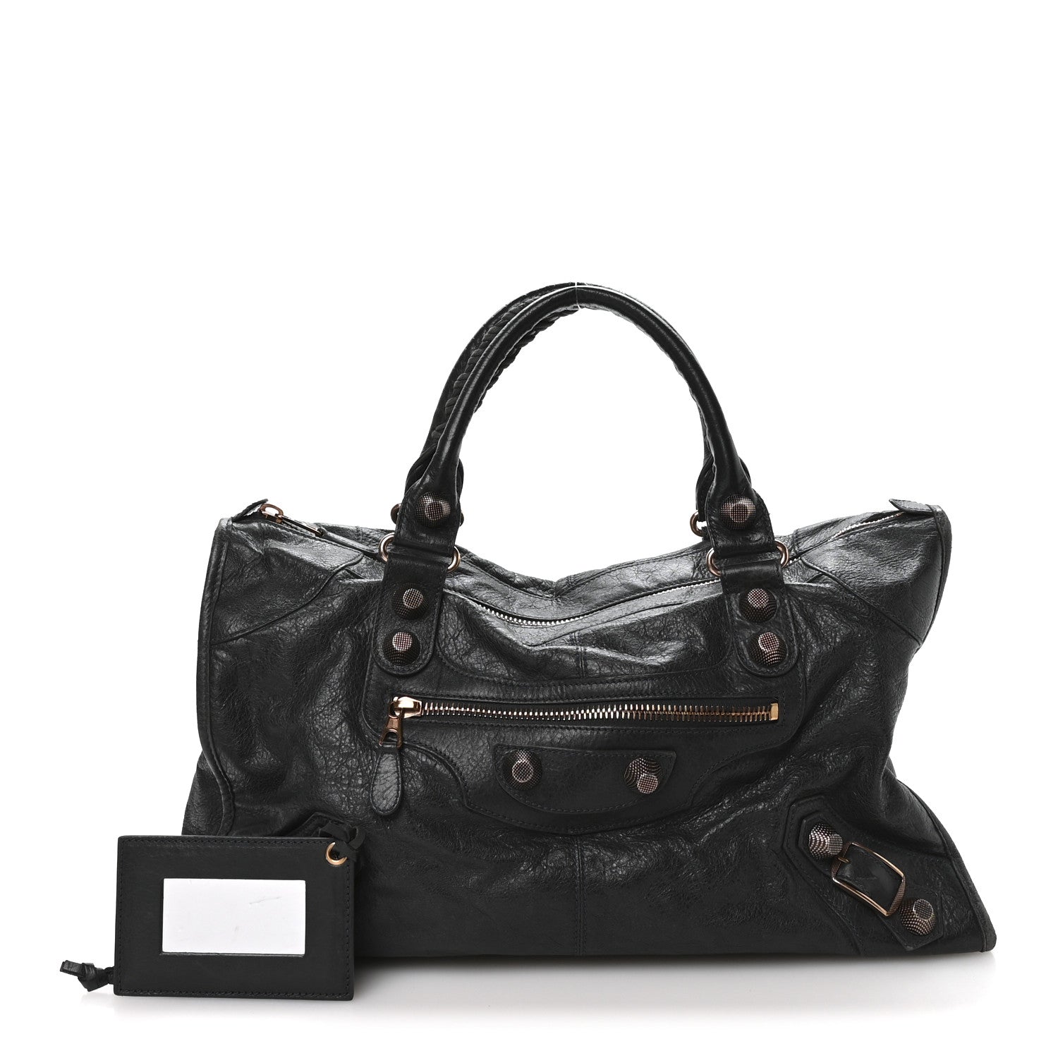 Balenciaga Agneau Giant 21 Rose Gold Hardware Work Anthracite 3 of 11