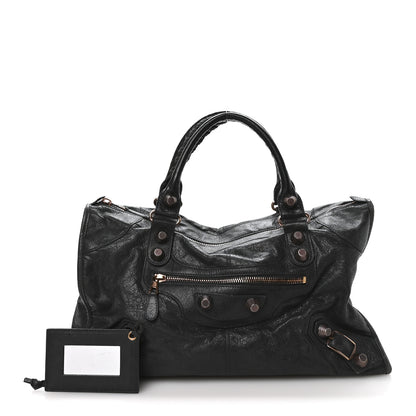 Balenciaga Agneau Giant 21 Rose Gold Hardware Work Anthracite 3 of 11
