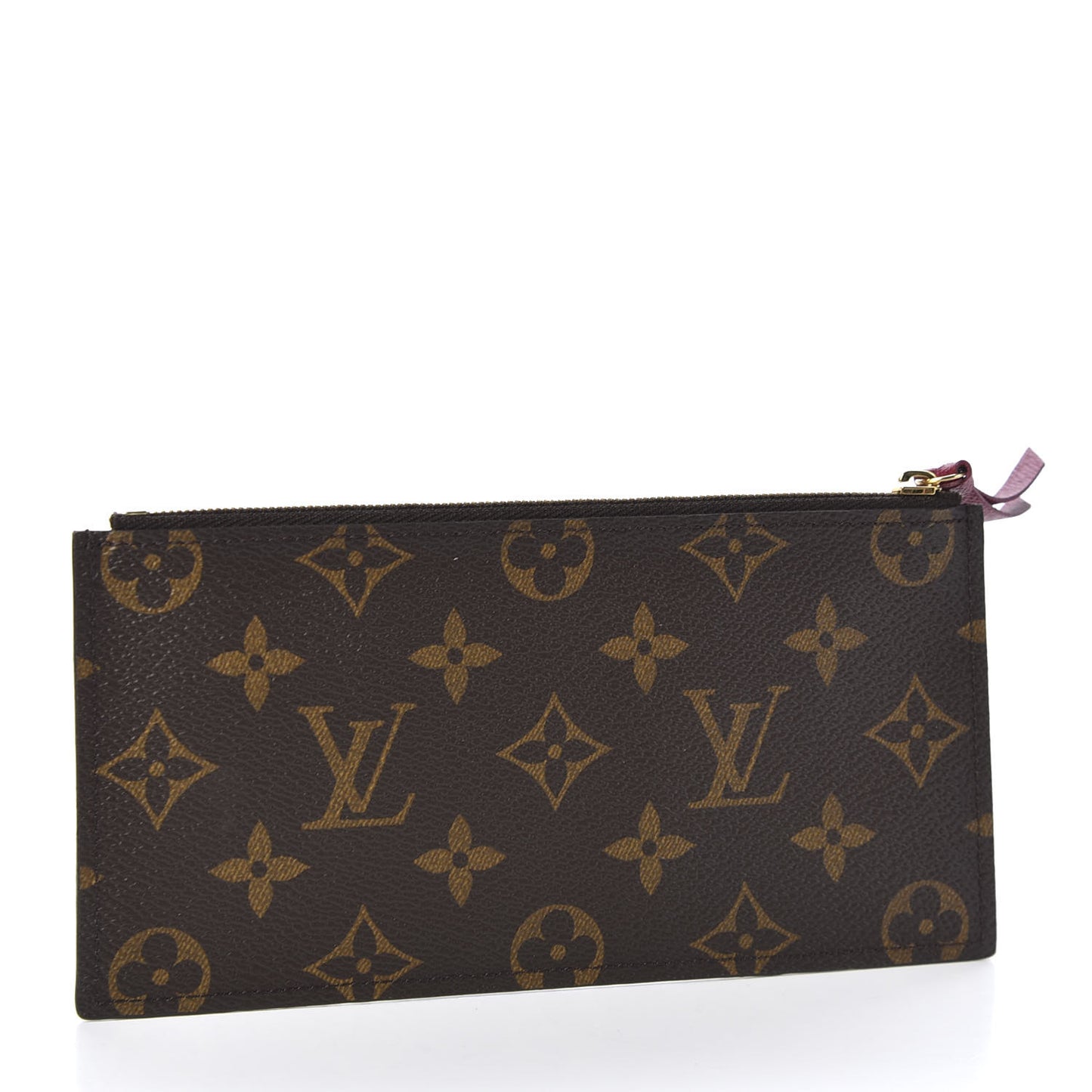 Monogram Felicie Chain Wallet Zippered Insert Fuchsia