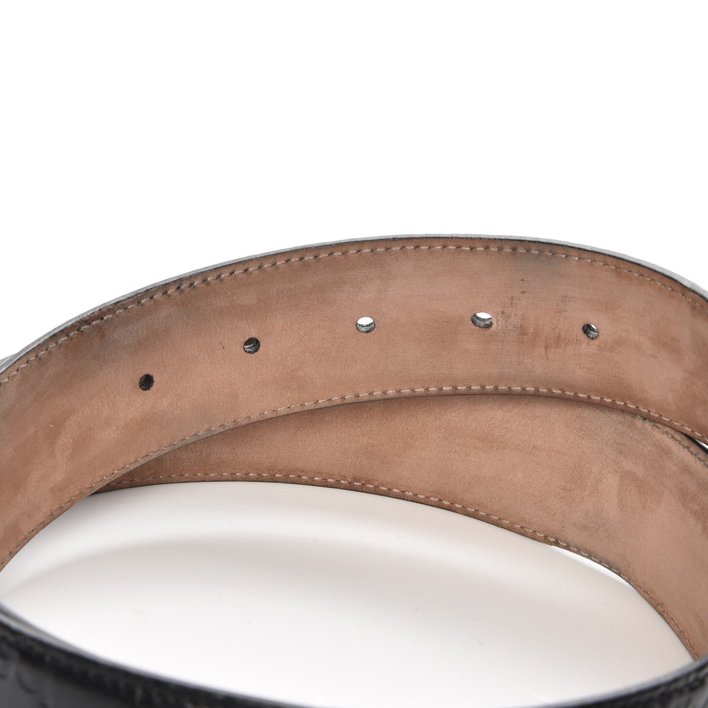 Guccissima Signature Interlocking G 40mm Belt 90 36 Black