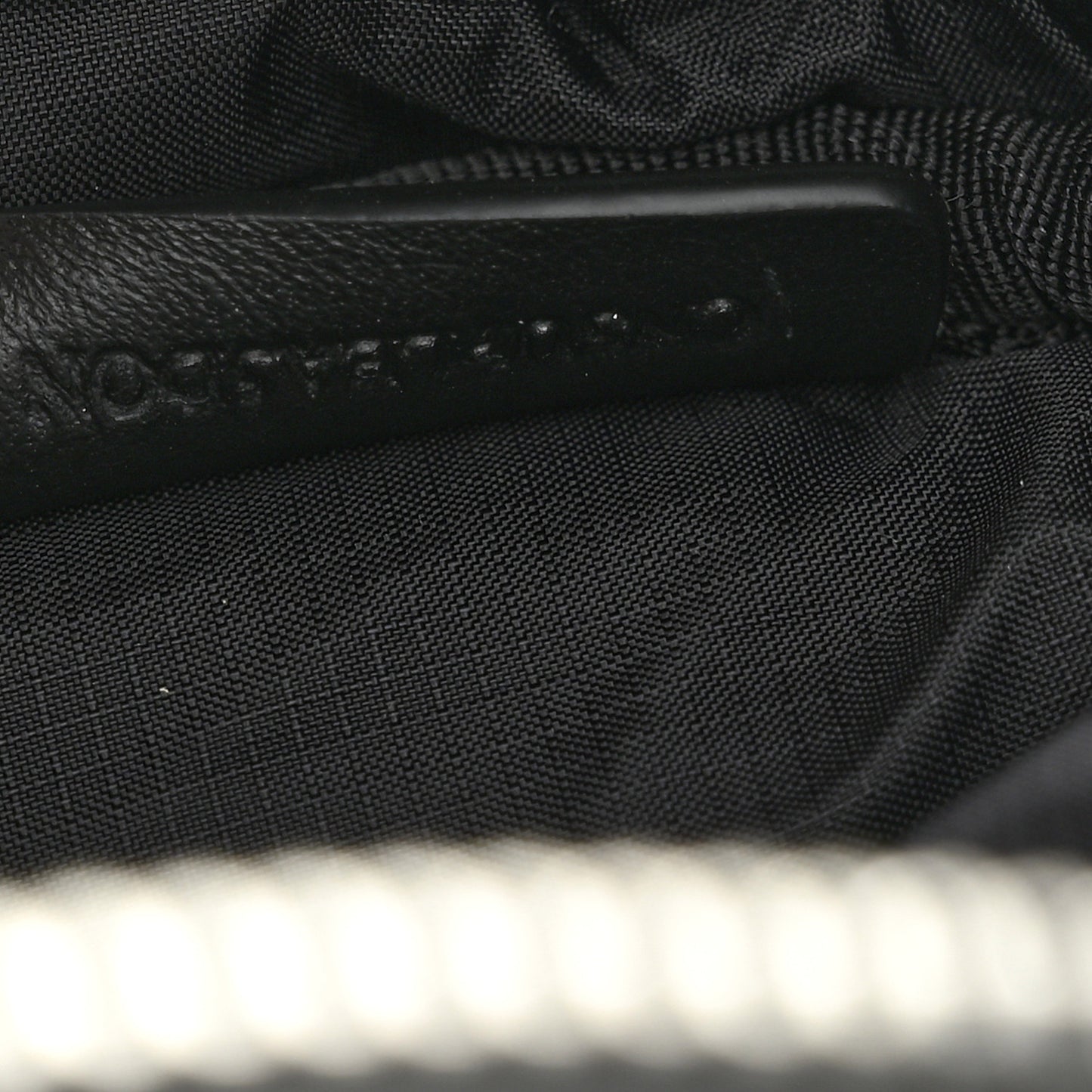 Econyl Logo Print Small Cannon Bum Bag Black