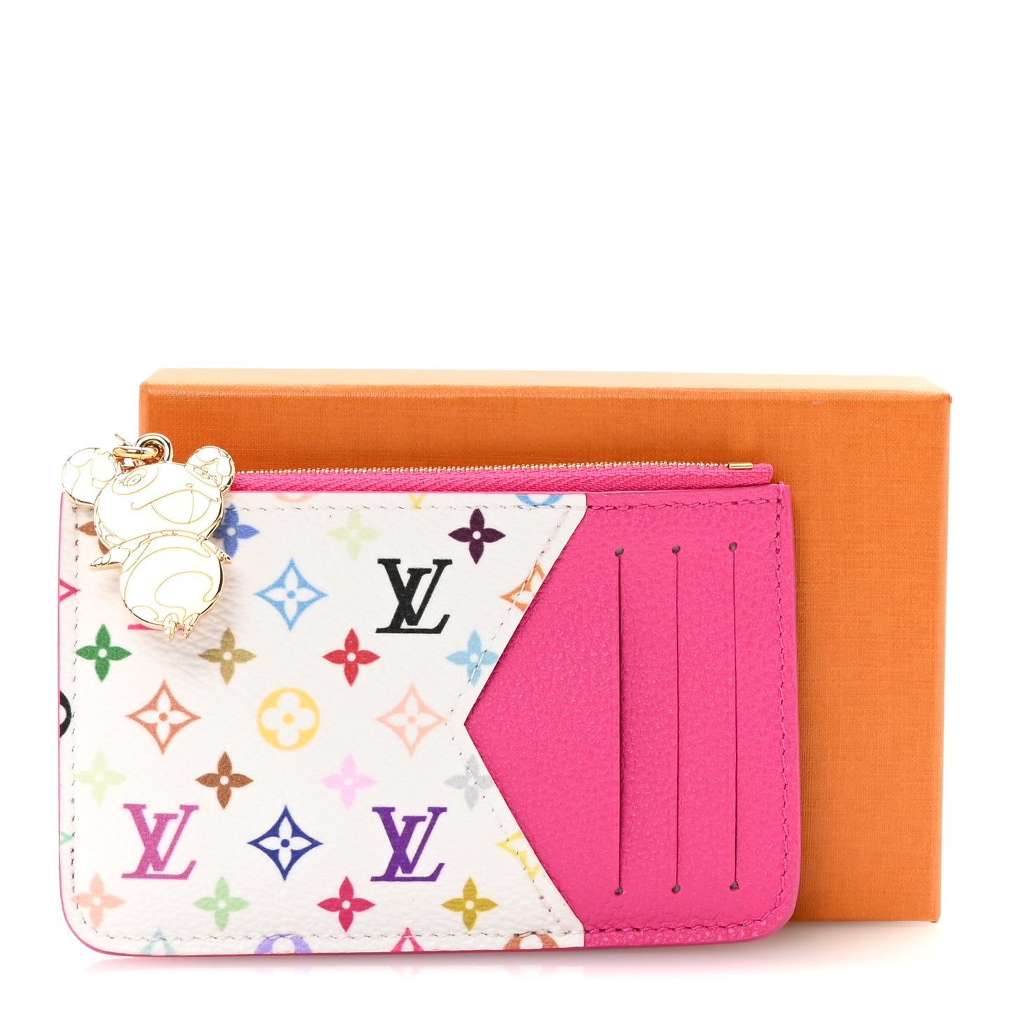 LV X TM Monogram Romy Card Holder Kawaii Pink