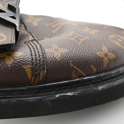 Louis Vuitton Patent Monogram Mens Cosy Flat Comfort Clog Mules 9 Brown 10 of 11