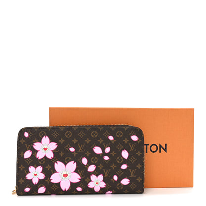 Louis Vuitton LV X TM Monogram Cherry Blossom Zippy Wallet Sakura Brown 7 of 7