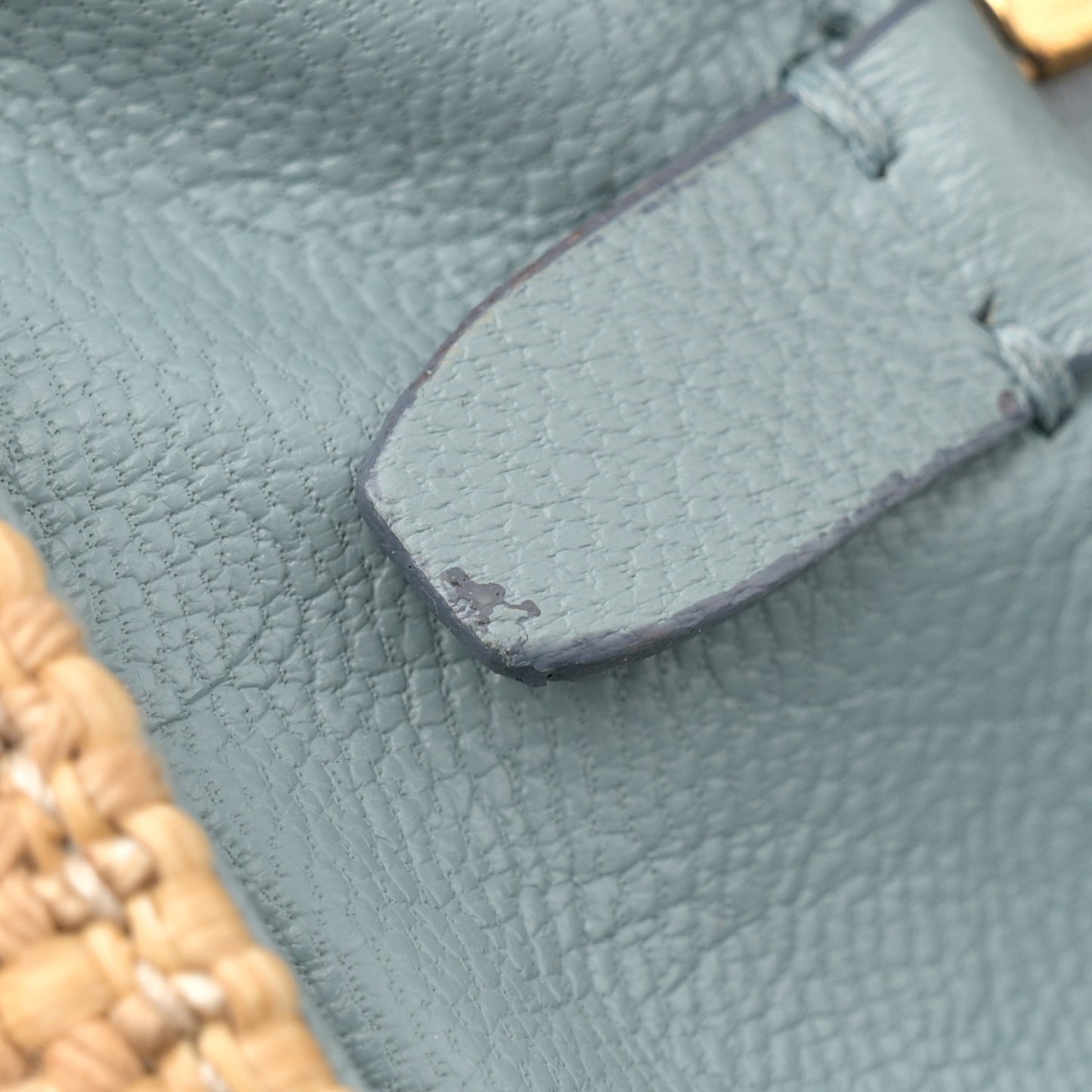 Straw Crocodile Woven Semitracolla Frame Bag Tabacco Black