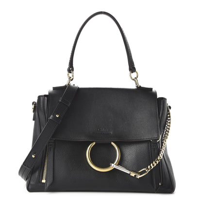 Chloe Calfskin Small Faye Day Shoulder Bag Black 1 of 10