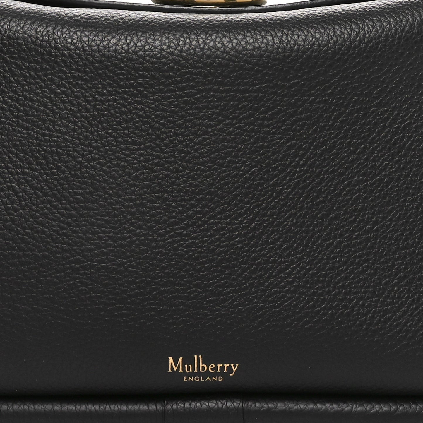 Small Classic Grain Calfskin Small Leighton Black