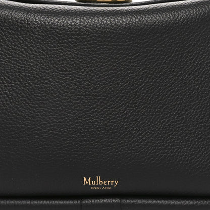 Mulberry Small Classic Grain Calfskin Small Leighton Black 7 of 9