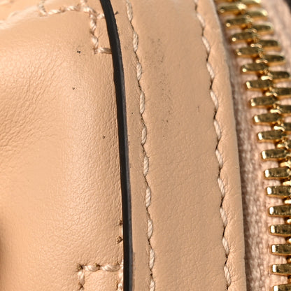 Gucci Calfskin GG Matelasse Mini Bowler Bag Naturale 11 of 11