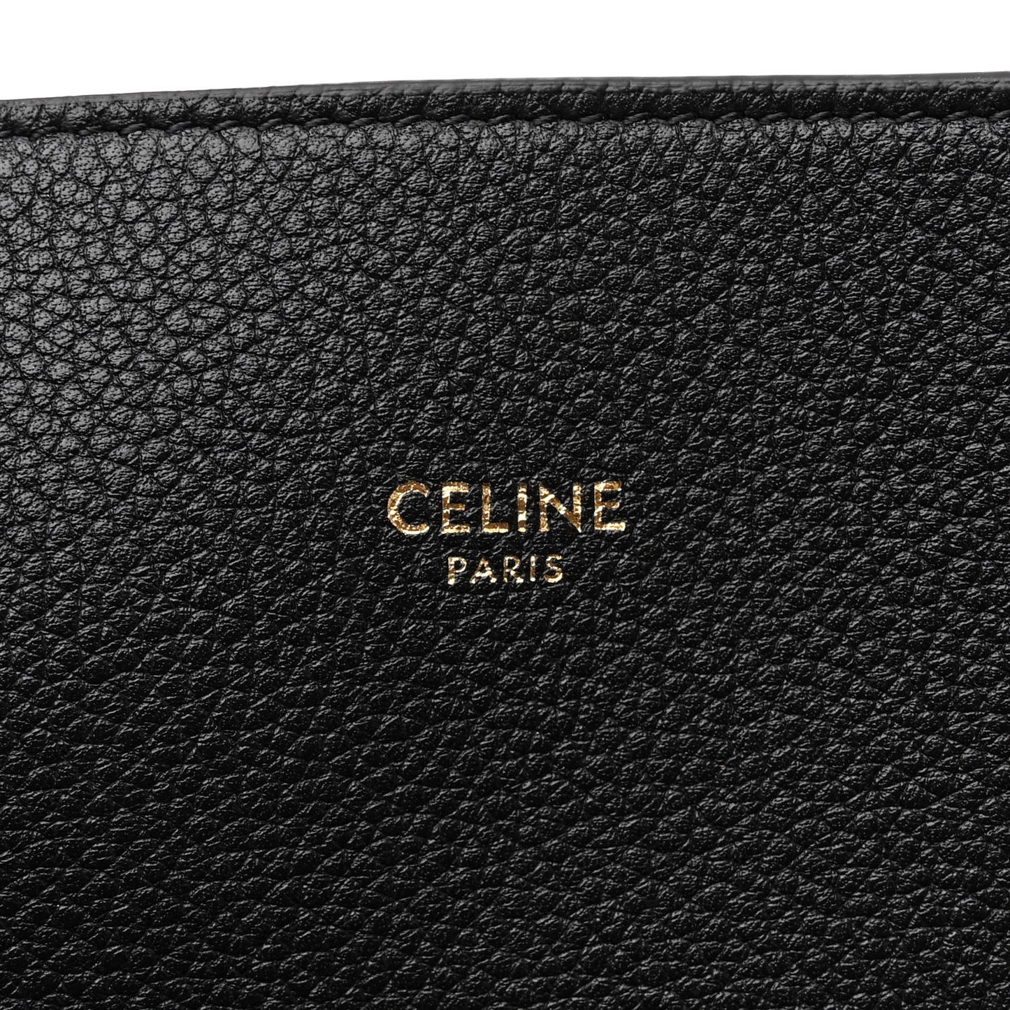 Soft Grained Calfskin Small Belt Cabas Phantom Black