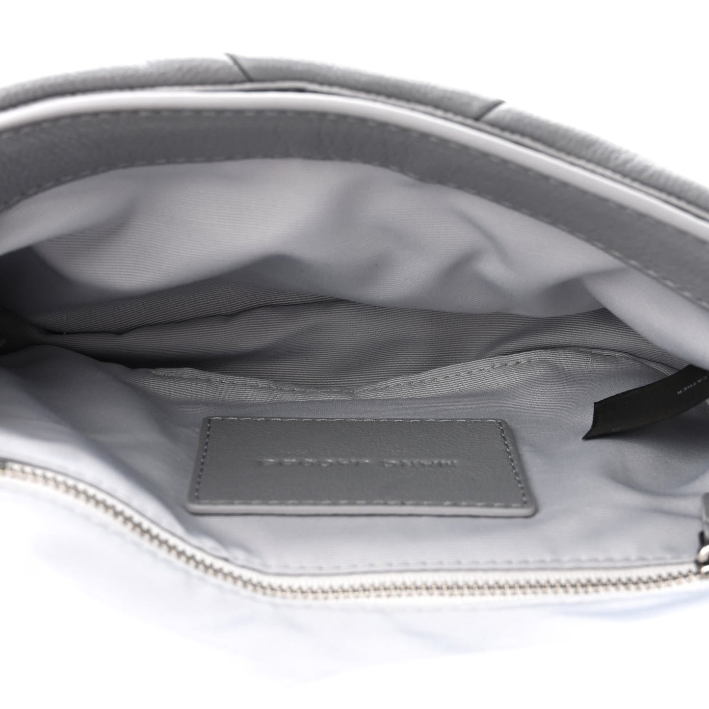 Goatskin Quilted J The Puffy Diamond Shoulder Bag Wolf Grey