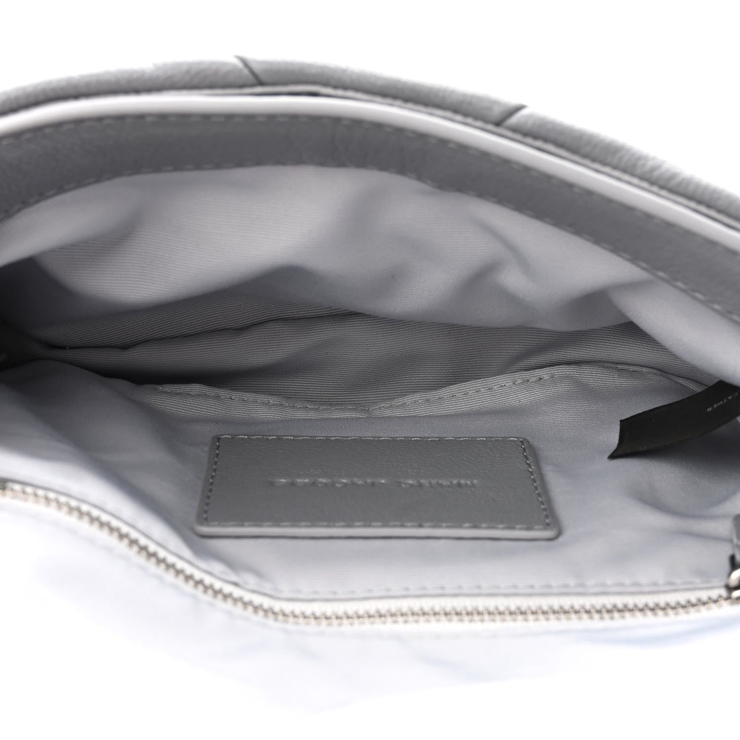 Marc Jacobs Goatskin Quilted J The Puffy Diamond Shoulder Bag Wolf Grey 5 of 10