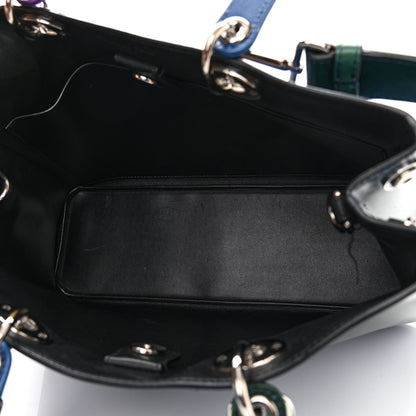 Christian Dior Box Calfskin Gradient Medium Diorissimo Blue Violet 6 of 18