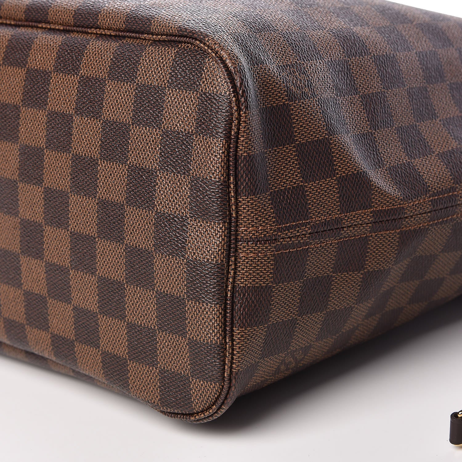 Louis Vuitton Damier Ebene Neo Neverfull MM Rose Ballerine 10 of 10